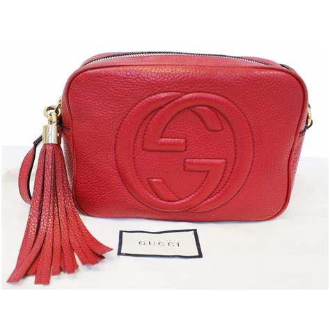 gucci soho disco bag red fake|gucci soho disco bag price.